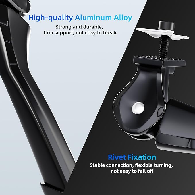 Bike Kickstand, Center Mount for 26-29 Inch Adult Bicycle, Adjustable Aluminum Bicycle Kickstand, Sturdy and Non-slip Bike Kick Stand for Mountain Bike/E-Bike/Road Bike