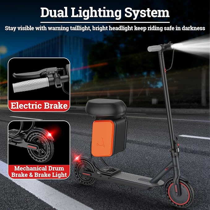 8.5" E Scooter for Adults 19/22 MPH 350/500W Motor 187.2/288.6/441WH Battery, Motorized Scooter Up to 22 Miles Range, Foldable Bearing 265 LBS/APP Control