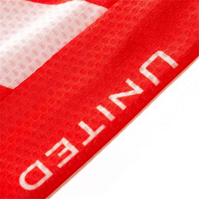 JPOJPO USA Cycling Jersey Men Short Sleeve Bike Shirts Biking Jersey Summer American Bicycle Tops with 3 Pockets Reflective