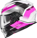 ScorpionEXO Ryzer Full Face Motorcycle Helmet with Pinlock Ready Shield with Integrated Speaker Pockets DOT ECE Approved Edge (Pink - Large)