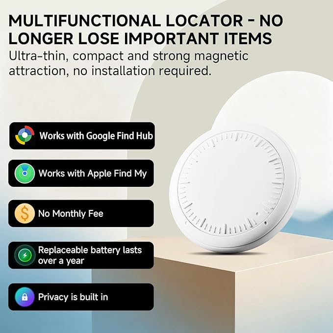 Tracker Device for Vehicles,1PCS Mini Hidden Car Tracker with Magnetic Case,Real-Time Mini Tracker Device for Vehicles Work with iOS and Android,No Subscription No Monthly Fee.