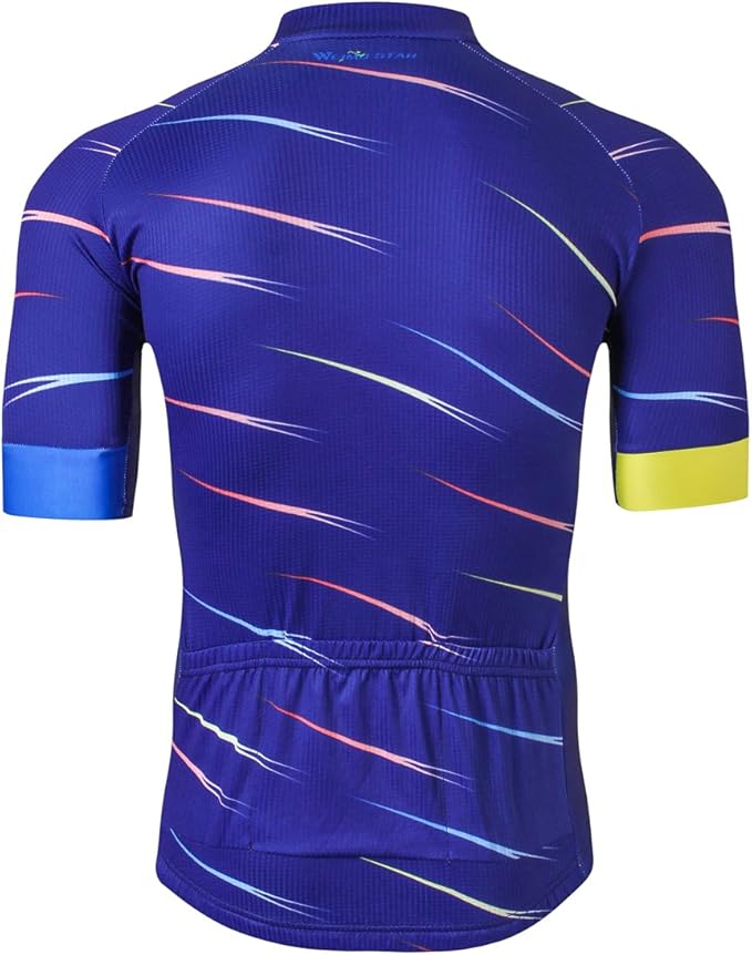 Weimostar Men's Cycling Jersey Men Mountain Bike Jerseys Short Sleeve Tops S-5XL