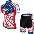 Hotlion Men's Cycling Jersey Set Summer Cycling Clothing Suit Pro Team Bike Clothes Road Biking Outfits Bicycle Kit for Men