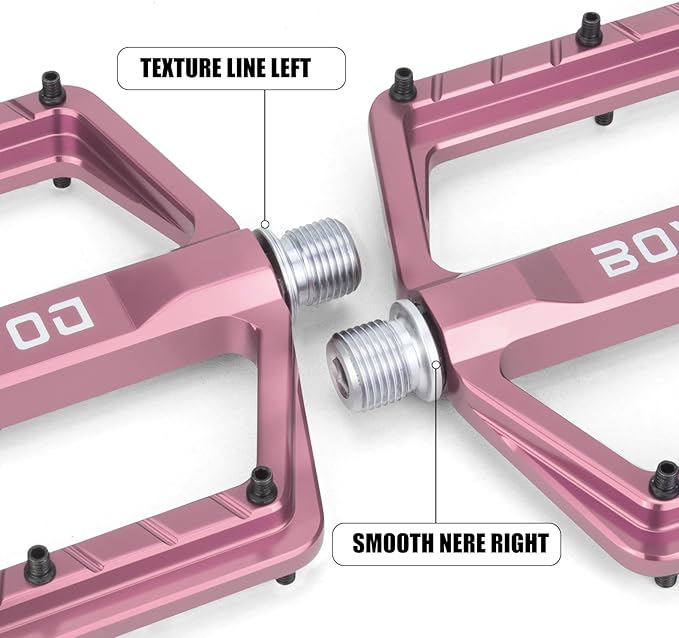 Bike Pedals 9/16" Lightweight Non-Slip Bicycle Platform Pedals - Fits Most Adult Bikes & Mountain Bikes &MTB, Road Bikes and Slip-Resistant Design