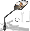 Bike Mirror Handlebar Mount Adjustable, Bike Mirrors for Ebike Bicycle Mirrors for Handlebars with Scratch Resistant Glass, Bike Rear View Mirror for Scooter, Motorcycle, Bike Accessory Right