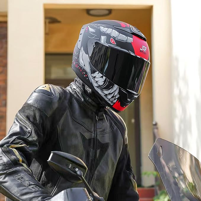 Motorcycle Helmets Full Face WS-611 Street Bike Motorbike Helmet for Adults Men Women DOT Approved