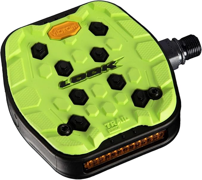 LOOK Cycle - Geo Trail Grip Bike Pedals - Flat Pedals - MTB Bike Pedal - Black, Red, Lime, Camo
