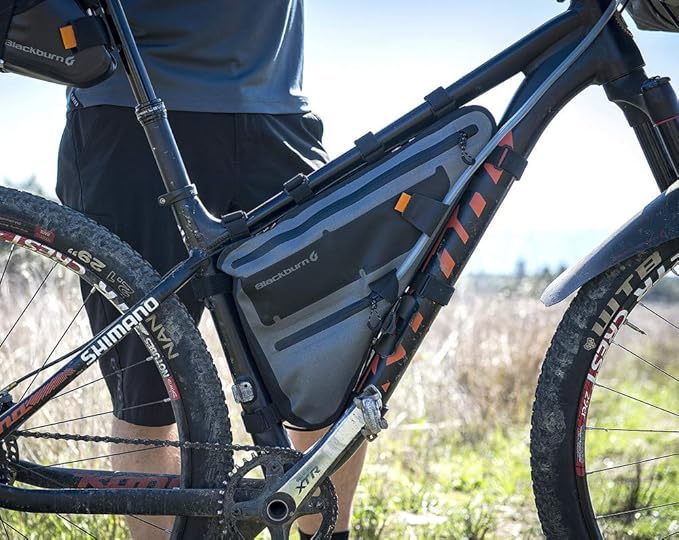 Blackburn Outpost Elite Frame Bike Bag (Grey, Medium-Tall)