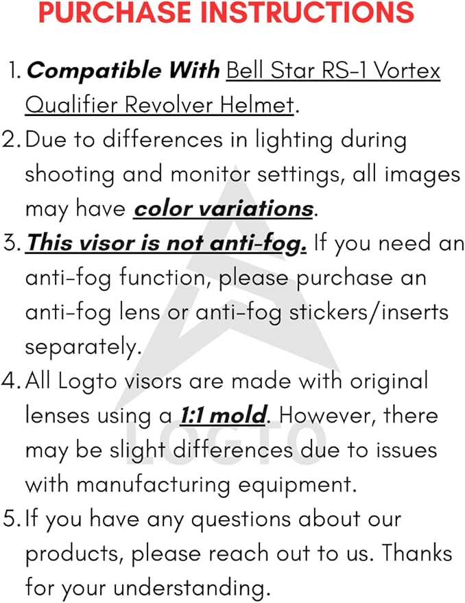 Replacement Motorcycle Helmet Visor Shield for Star RS-1 Vortex Qualifier Revolver Helmet Accessories Universal
