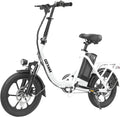 Gotrax 16" Folding Electric Bike, Max 28Miles Range(Pedal-Assist) & Speed 15.5Mph Power by Peak 500W, E-Bike with Removable Battery, Suspension & Adjustable Size, Commuter Bicycle for Adults/Teens
