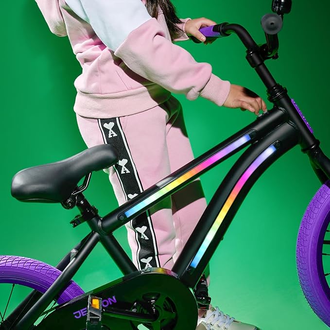 Jetson Light Rider Kids’ Light-up Unisex Bike, LED Light-up Frame, 3 Different Light Modes