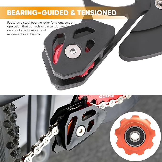 BESNIN Chain Guide 32-40T Single Disc MTB Chain Guide High-Strength Aluminum Alloy Mountain Bike Chain Guard for ISCG05 Mounting Systems