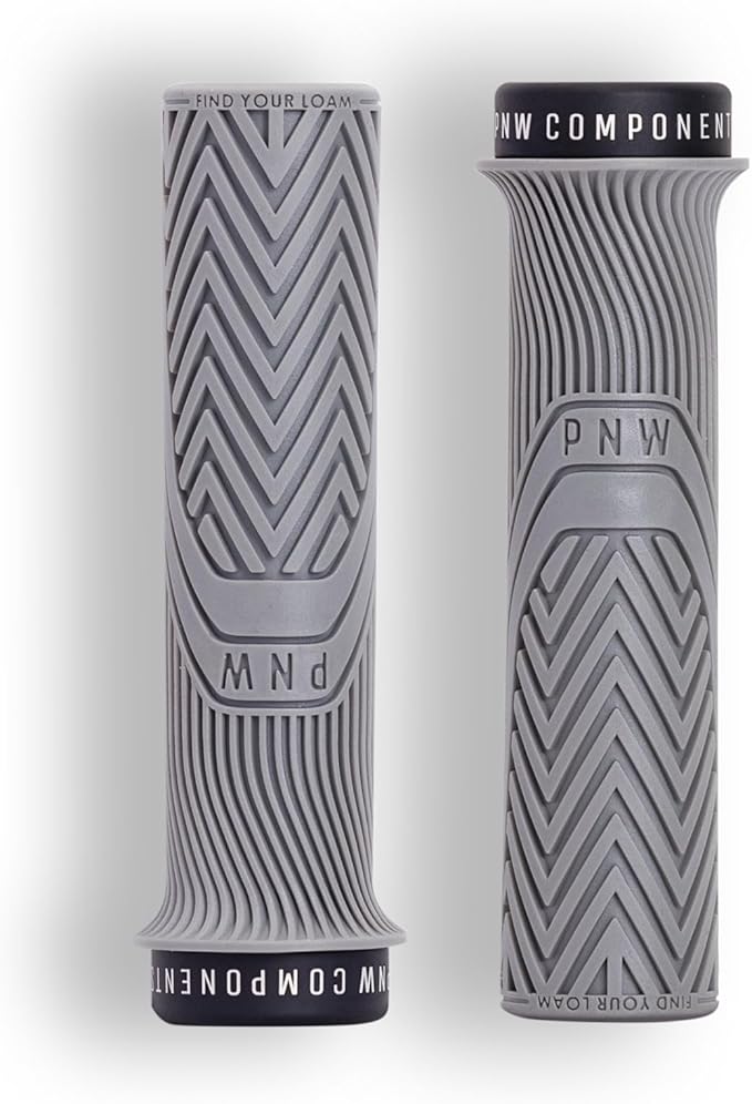 PNW Components Loam MTB Bike Grips – Lock-On Mountain Bike Handlebar Grips – 25A Tacky Rubber – Ergonomic Trail & Enduro Grip – 30mm or 34mm – Multiple Colors