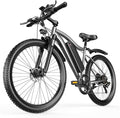 26'' Electric Bike for Adults 1200W Peak Motor 55 Miles Long Range 25MPH Commuter E-Bike with 7 Speed Gears IPX7 Waterproof Pedal Assist Electric Mountain Bicycle for Men