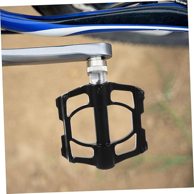 BESPORTBLE 1pair Folding Bike Pedals Aluminum Alloy Compact and Portable Design Easy Installation Versatile for Mountain and City Cycling Non Slip Wide Flat Footrests