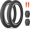 ZUKKA Bike Tire 20/24/26/27.5/29 x 2.125 Bike Tire 2 Pack Mountain Bike Tire Folding Replacement Tire for MTB Mountain Bike, Kids