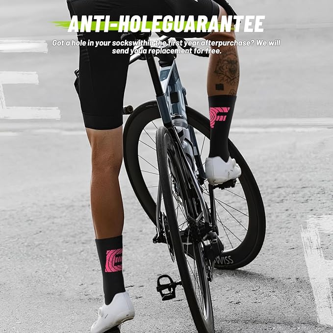 Cycling Socks, Four SeasonsUnisex Breathable, Suitable for Cycling (One Size)
