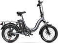 Aelith Folding Electric Bike for Adults – 1000W Motor, 20"x3" Fat Tire, 48V Removable Battery, All-Terrain E-Bike with 7-Speed, Front Suspension – Powerful Foldable Ebike for Commuter