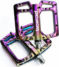 Bike Pedals 9/16" Lightweight Non-Slip Bicycle Platform Pedals - Fits Most Adult Bikes & Mountain Bikes &MTB, Road Bikes and Slip-Resistant Design