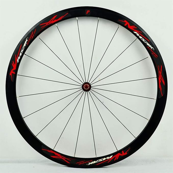 Carbon Fiber 700C Road Bikes Wheelset 40mm Aluminum Rim Front + Rear Wheel C/V Brake Quick Release 7 8 9 1011 Speed Matte