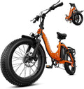 1000W Folding Electric Bike for Adults,75+ Miles,30+MPH,48V 20.8Ah Removable Battery,20" Fat Tire Electric Bike,Front Suspension 7-Speed Commuter Ebike,UL Certified