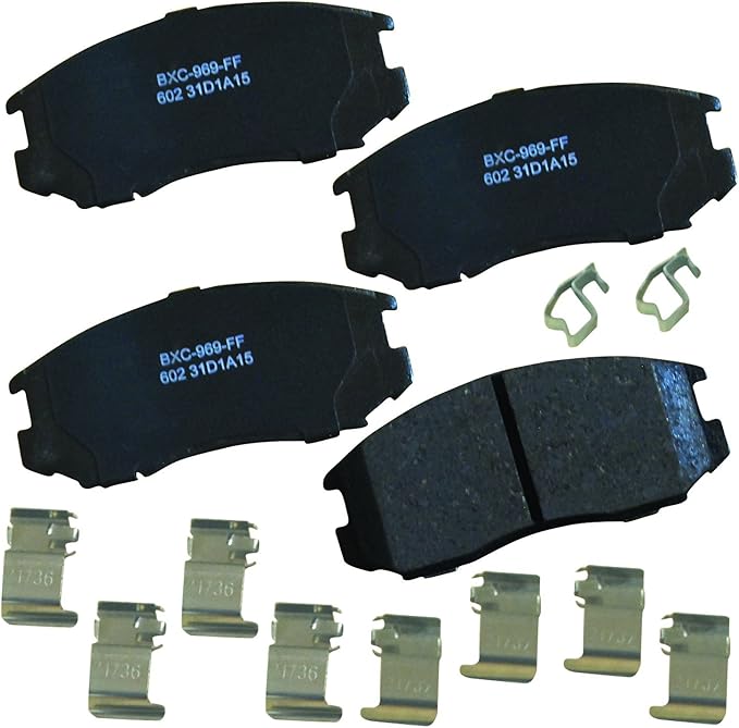 Bendix Premium SBC602 Ceramic Front Brake Pads for Dodge Colt 1995-1991, Eagle Summit 1996-1991, Mitsubishi Mirage 2000-1993, Plymouth Colt 1995-1991, Toyota Rush 2009