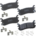 Bendix Premium SBC636 Ceramic Rear Brake Pads for Ford Escort 2003-1997, Mazda Miata 1997-1994, Miata 2005-1999, Protege 1998-1995, Mercury Tracer 1999-1997