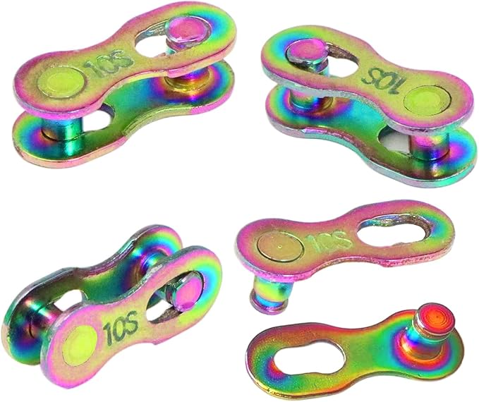 4 Pairs Bicycle Missing Link 1/6/7/8/9/10/11/12 Speed Chain Reusable Steel Bike Chain Link