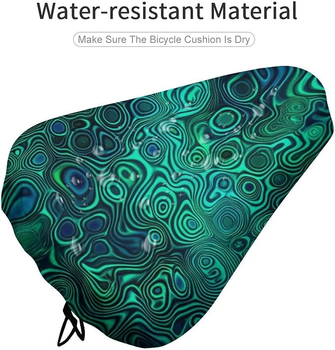 Adjustable Exercise Bike Seat Cover, Soft Cushion Indoor Outdoor Dust Resistant Protection