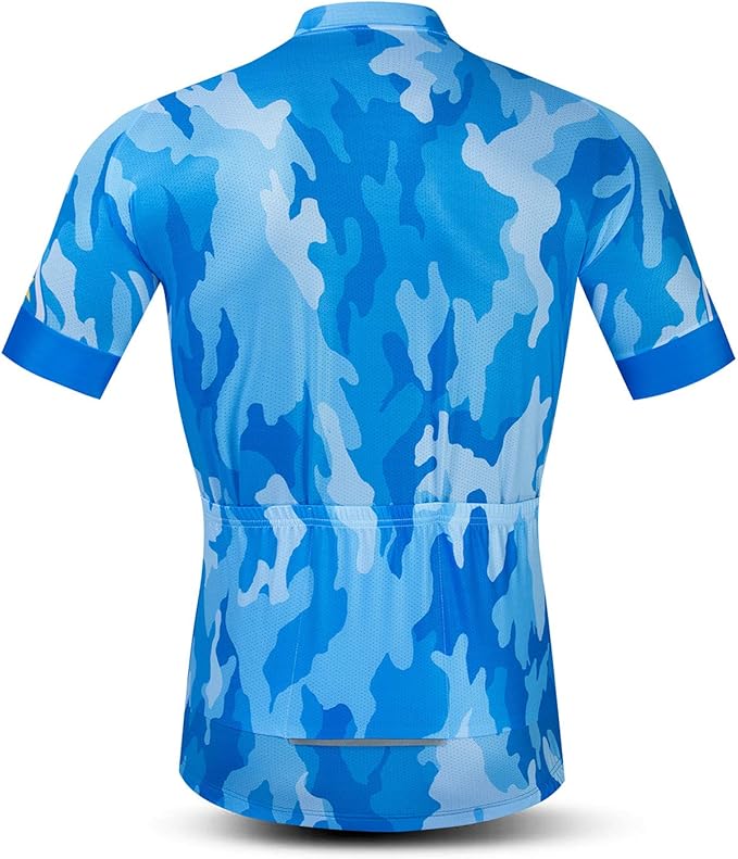Bike Bicycle Tops Men's Cycling Jerseys Full Zipper MTB Clothing Cycle Clothes