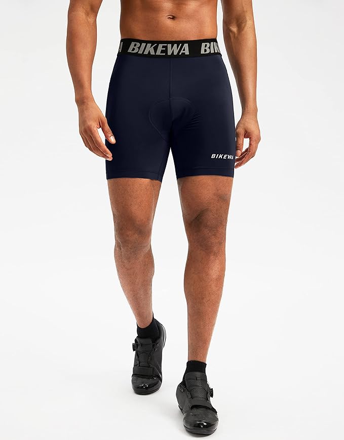 Men's 4D Padded Bike Shorts Cycling Underwear Biking Bicycle Padding Shorts for Men Side Pockets