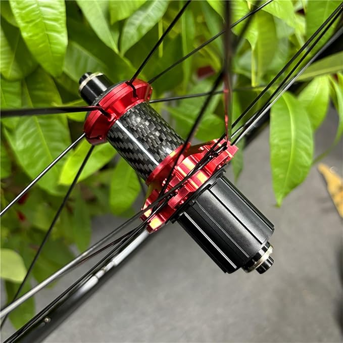 Road Bike Carbon Wheels 700C 30/40/50mm Double Layer Bike Rim Aluminum Alloy Quick Release C/V/Rim-Brake Bike Wheels 7-12 Speed Wheelsets