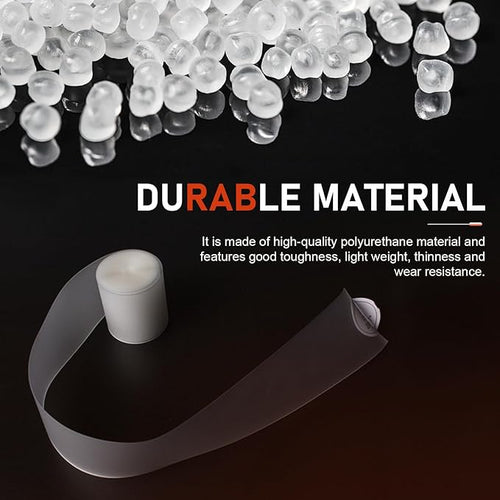2 PCS Bicycle Tire Liners, Anti Puncture Tire Protector, Bike Inner Tube Anti-Burst Strip, Universal for 700C 26" 27.5" 29" Road Mountain Inner Tube (Transparent)