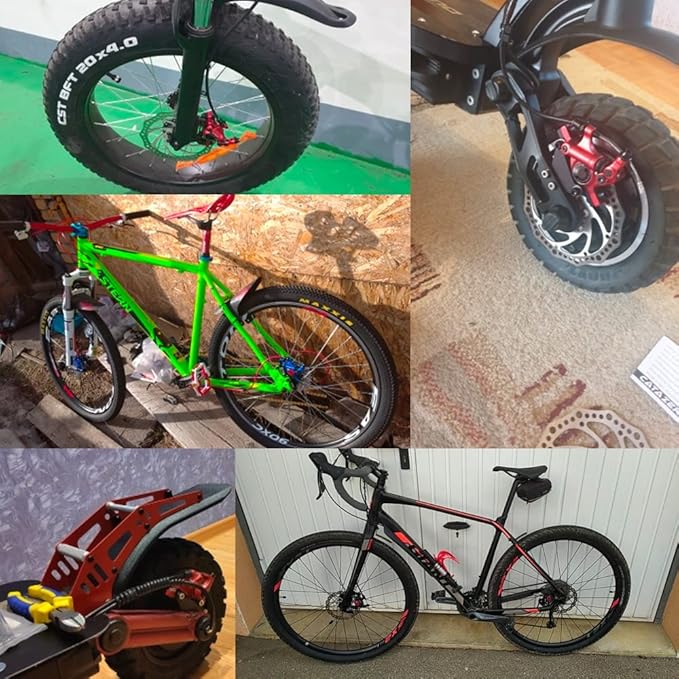 MTB Road XTECH HB-100 MTB Road Line Pulling Hydraulic Disc Brake Calipers Front & Rear Mountain Bike Disc Brake E-Bike Disc Brake Set