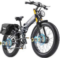 2026 Upgraded Dual Motors AWD Electric Bike for Adults 5000w/3000W/1500W Motor Dirt Ebike 40MPH/30MPH 52V/48V 30Ah/20Ah Battery Up to 90 Miles Long Range 26" Fat Tire Bicycle for Commute Mountains