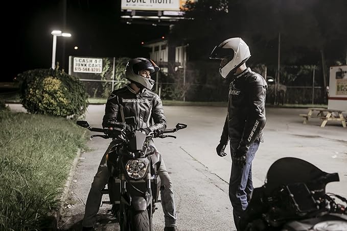 VCAN VX Lightweight Full Face Motorcycle Street Bike Helmet with Extra Tinted Visor, Coolmax Technology & OTG Ready, DOT Approved