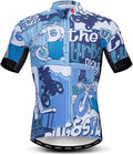Bike Bicycle Tops Men's Cycling Jerseys Full Zipper MTB Clothing Cycle Clothes