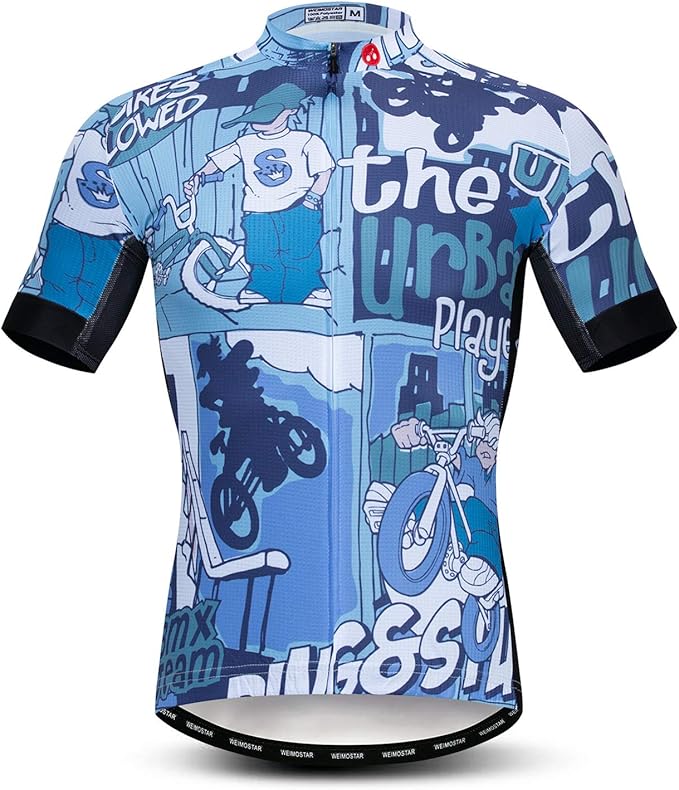 Bike Bicycle Tops Men's Cycling Jerseys Full Zipper MTB Clothing Cycle Clothes