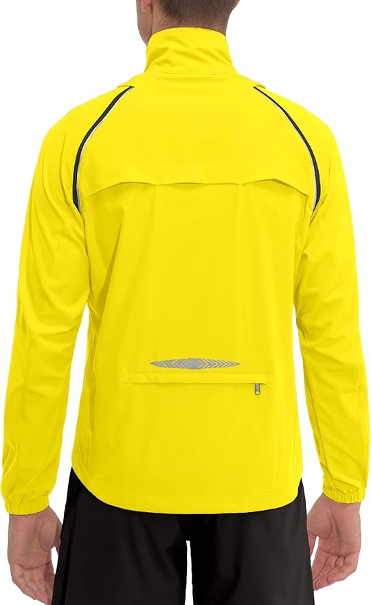 Little Donkey Andy Men's Quick-dry Running Jacket, Convertible UPF 50+ Cycling Jacket Windbreaker with Removable Sleeves