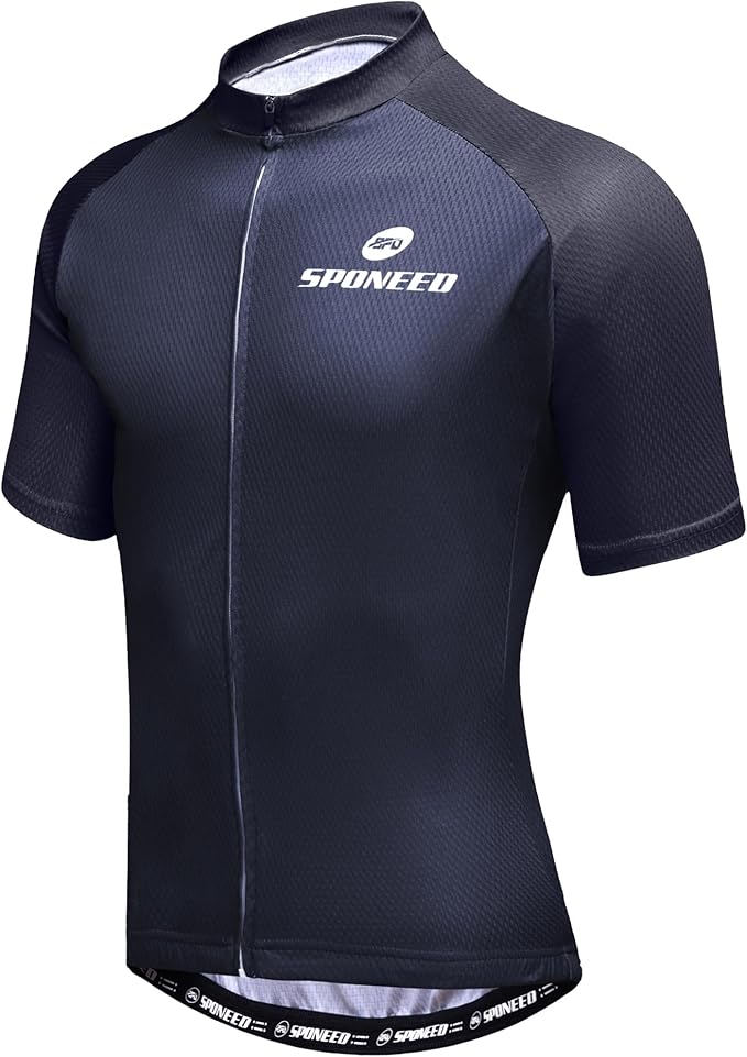 Men Bike Jersey Short Sleeve Road Cycling Shirts Biking Tops Moisture Wicking