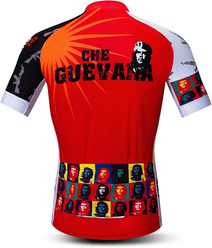 Men's Cycling Jerseys Tops Biking Shirts Short Sleeve Full Zipper Bike Clothing