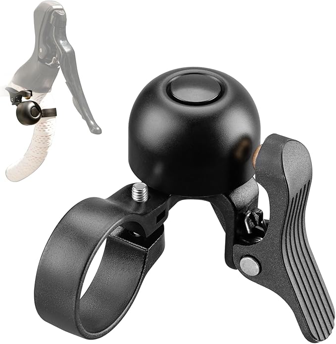 ROCKBROS Bike Bell Classic Bicycle Bell Road Bike Bells for Adults with Loud Sound and Fit for 1.06-1.18in/27-30mm Bicycle Handlebars