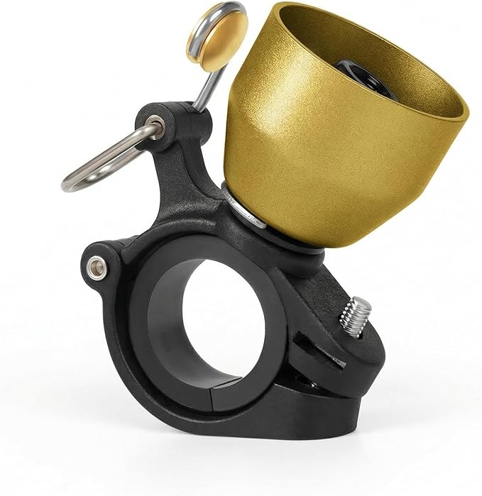 ROCKBROS Classic Bike Bell, Bicycle Bell for Road & Mountain Bikes, with Loud Sound and Fit for 0.87-1.25in/22-31.8mm Bicycle Handlebars for Adults Kids