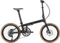 KABON Full Carbon Folding Bike, Lightweight 20 Inch Carbon Fiber Frame Foldable Bike with 11 Speed Hydraulic Disc Brake Bicycle with Carbon Wheelset