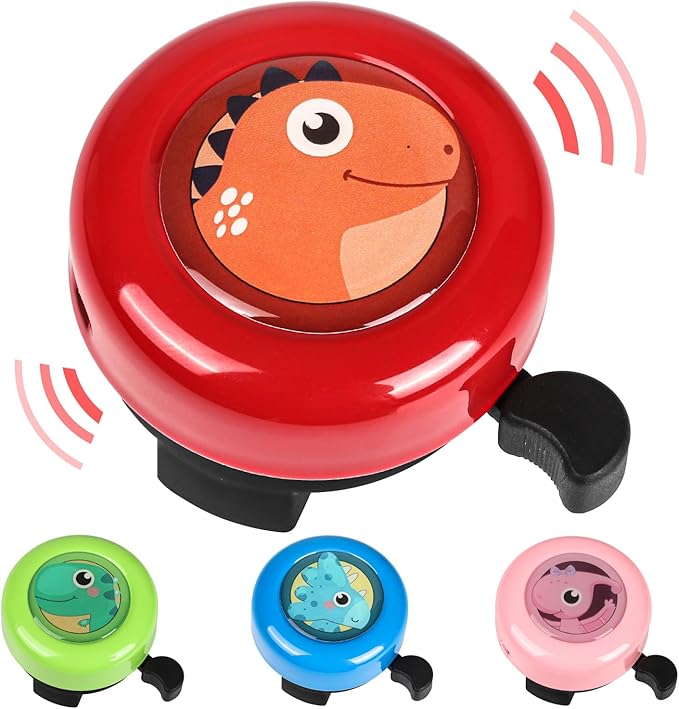 VICTGOAL Bike Bell for Kids with Loud Clear Sound, Bicycle Bell Scooter Bike Horn Ringtone Alert Cute Cycling for Toddler Children Boys Girls