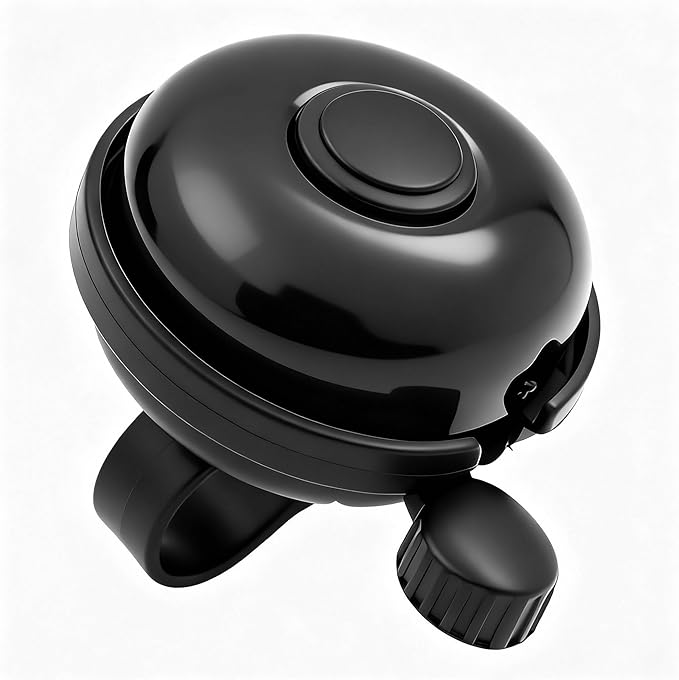 1 Pack Classic Aluminum Bike Bell – Loud, Crisp & Clear Sound for Adult Bikes