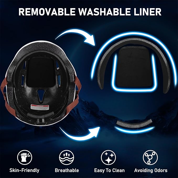 Bike Helmet for Adults, Bicycle Helmet Women Men, Lightweight Commuting Road Biking Skating Cycling Helmet with Adjustable Dial