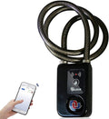 Nulock Keyless Bluetooth Bike/Motorcycle/Gate Lock IP44 Splash-Proof Cycling Lock with 110db Alarm, 0.38" Diameter 31-inch Braided Steel Cable (2025 Version)