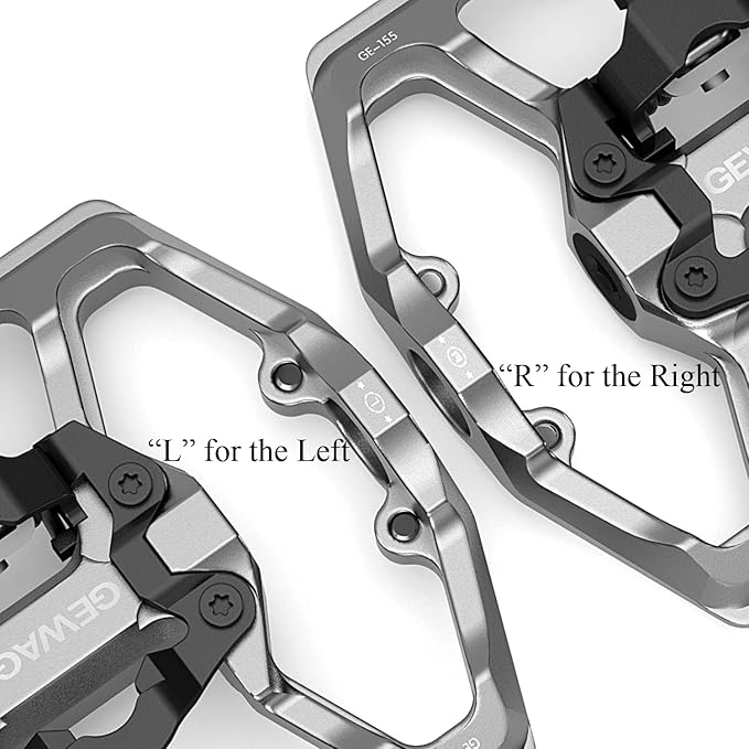 Mountain Bike Pedals- Dual Function Bicycle Flat Pedals and Clipless Pedals- 9/16" Platform Pedals Compatible with SPD for Road Mountain BMX Bike