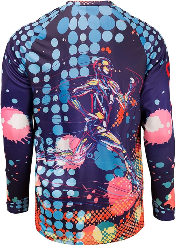 Men's Racing Shirts Summer Motocross Jersey Bicycle Sportswear MTB Jersey Long Sleeve Mountain Bike Clothes